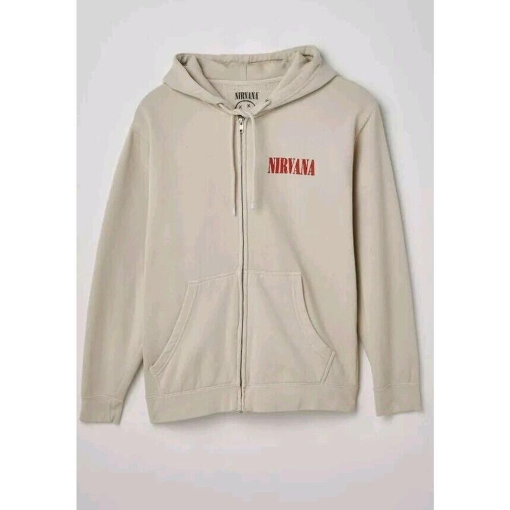 Men's Nirvana In Utero Hoodie Sweatshirt Sz Small